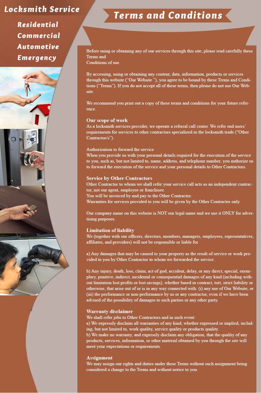 Grand Prairie Elite Locksmith Grand Prairie, TX 972-512-6349 - terms-and-condition